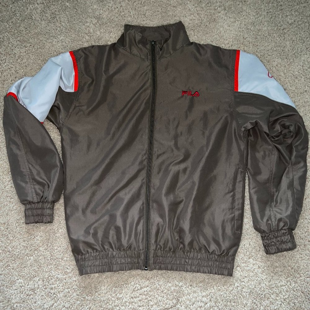 FILA Track Jacket Brown M